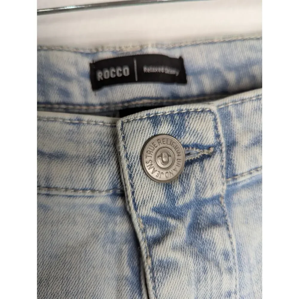 Tru religion world tour Mens Jeans Biker Waist 36